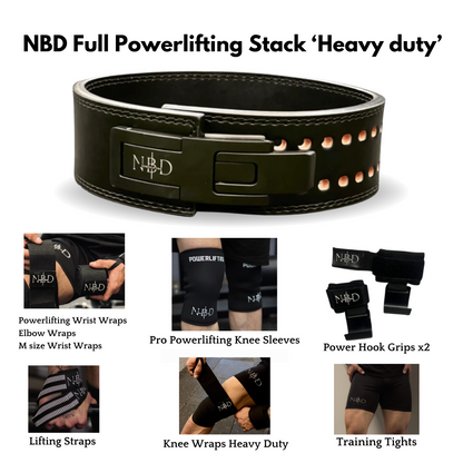 NBD Black Series Full Powerlifting Stack 'Heavy Duty Accessories' (Special 30% OFF)